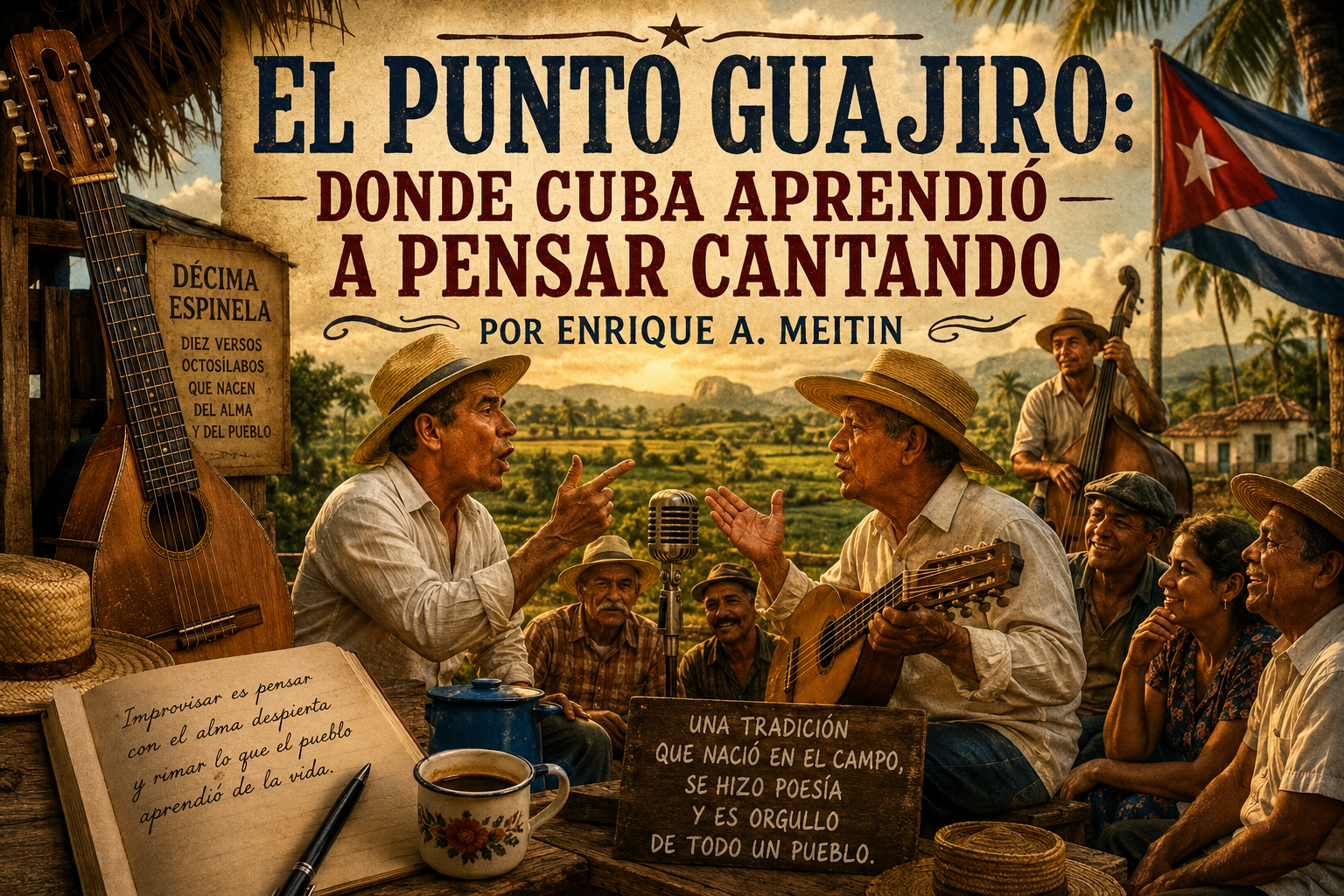"El punto guajiro: donde Cuba aprendió a pensar cantando"