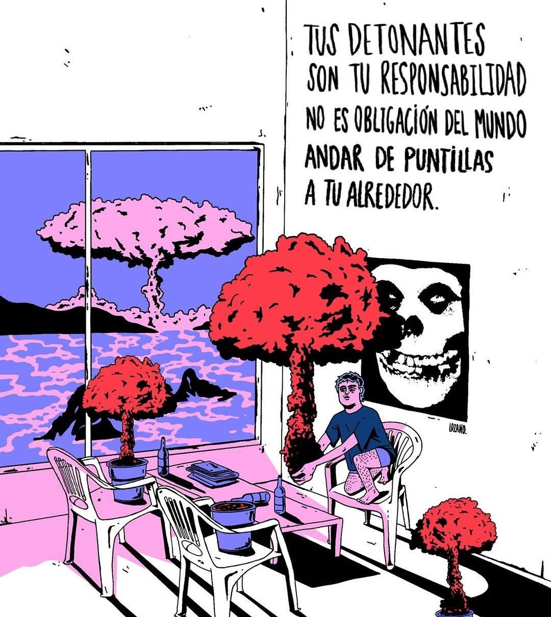 Volcan en el pecho